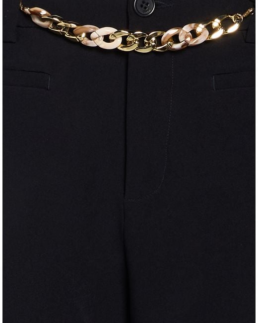 Liu Jo Blue Midnight Pants Polyester, Elastane
