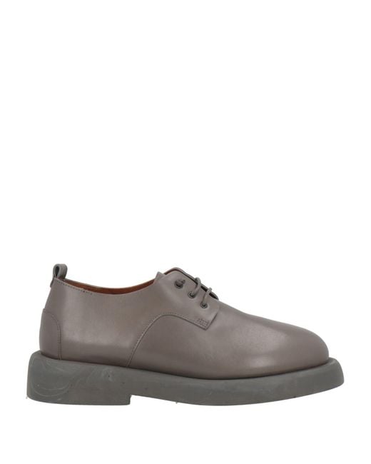 Marsèll Women's Gray Gomme Lace-Up Shoes Calfskin