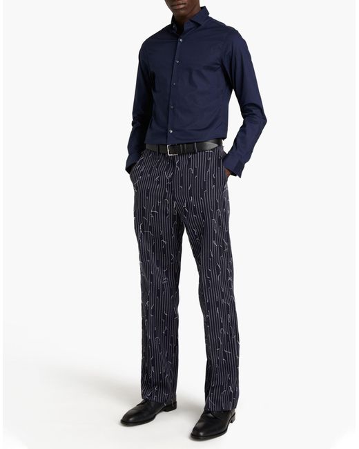 Michael Kors Blue Trouser for men