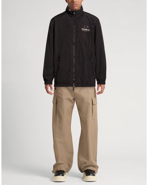 ARMANI EXCHANGE Black Jackets for men