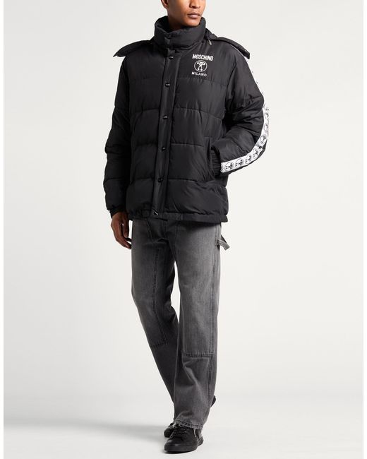 Moschino Black Puffer Polyester for men
