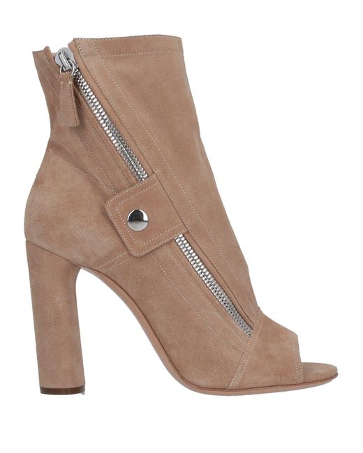 Casadei Brown Ankle Boots Soft Leather