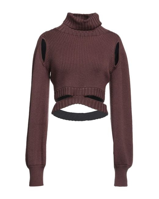 ANDREADAMO Purple Turtleneck