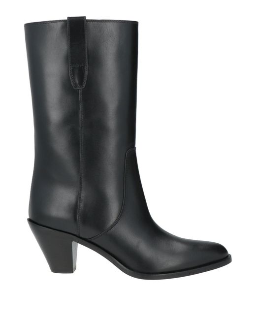 Francesco Russo Black Ankle Boots Calfskin