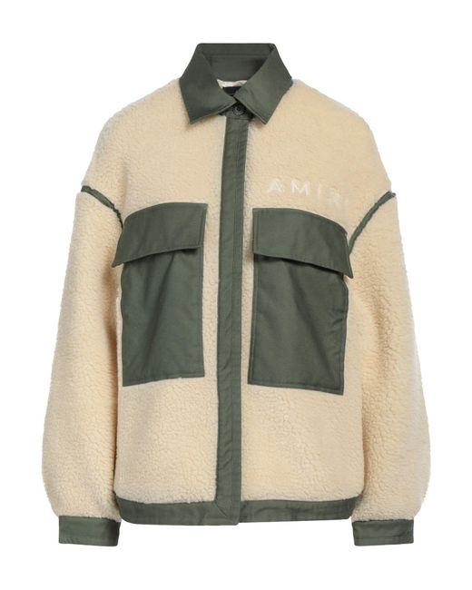 Amiri Green Shearling & Teddy