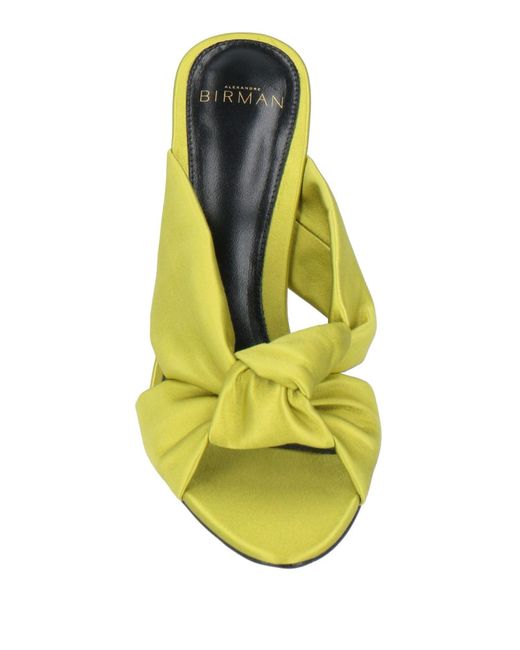 Alexandre Birman Yellow Sandals