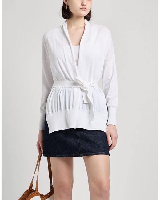 Alpha Studio White Cardigan