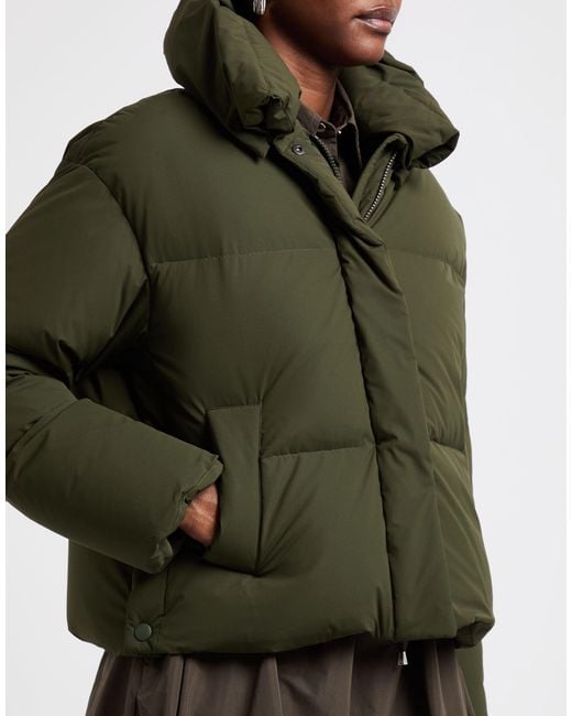 Aspesi Green Military Puffer Polyamide, Elastane