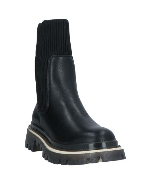 CafeNoir Black Ankle Boots