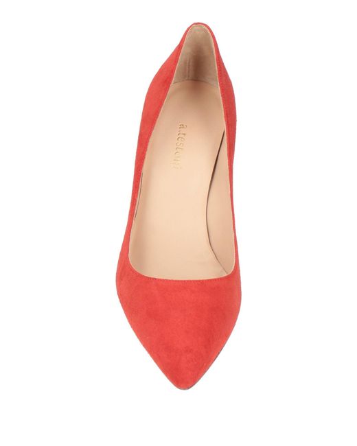 Testoni Red Pumps Leather