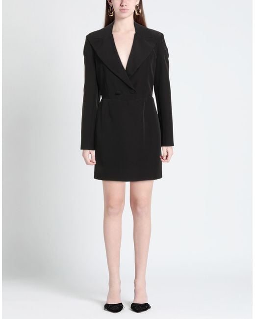 ACTUALEE Black Mini Dress Polyester, Elastane