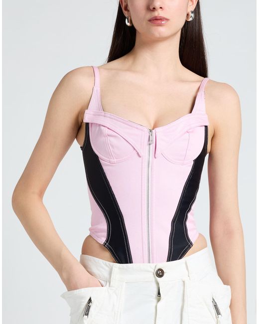 Mugler Pink Bodysuit
