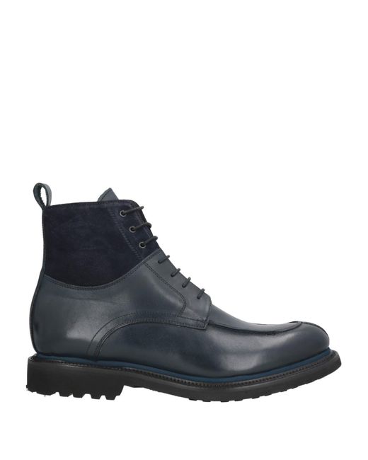 Marechiaro 1962 Blue Ankle Boots Calfskin for men