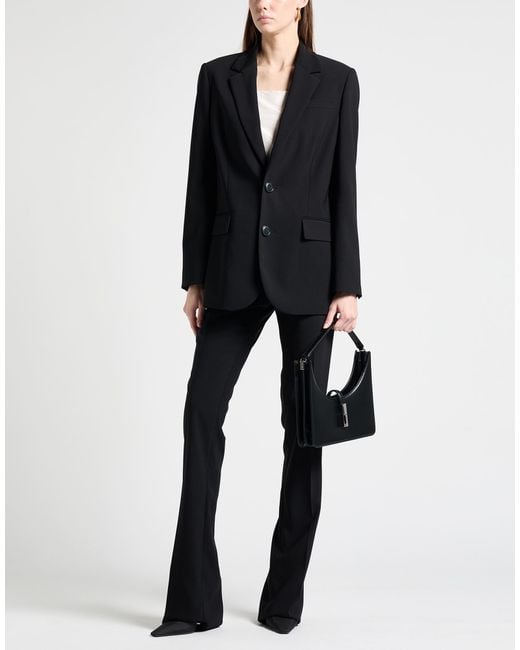 DSquared² Black Suit Polyester, Elastane