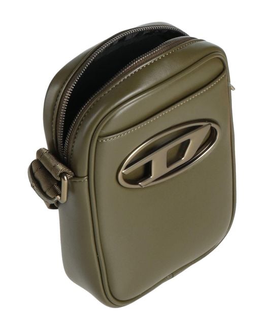 DIESEL Green Cross-Body Bags for men