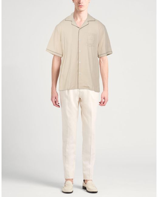Camicia di Lanvin in Natural da Uomo