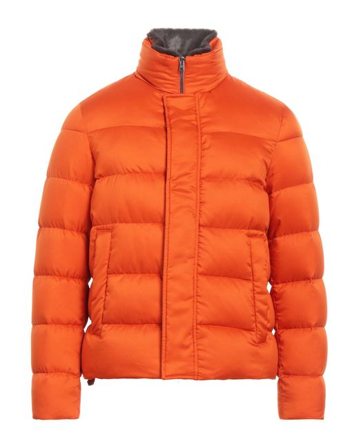 Herno Orange Puffer for men