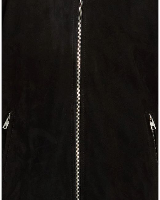 DFOUR® Black Jacket Leather for men