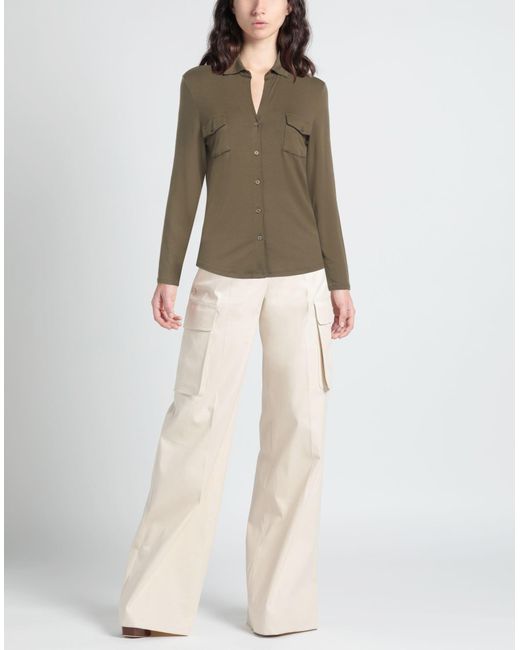 Majestic Filatures Green Shirt