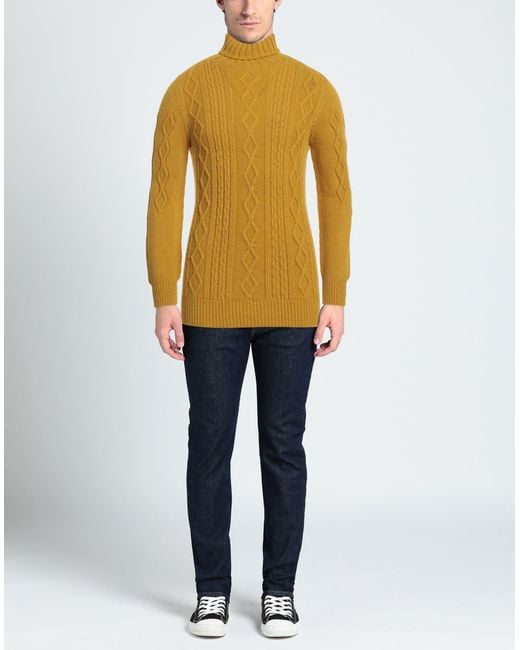Darwin Yellow Turtleneck for men