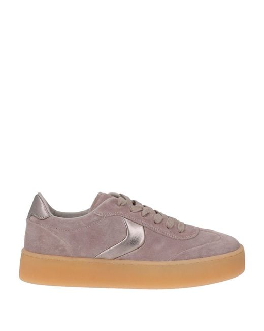 Voile Blanche Brown Lilac Sneakers Goat Skin
