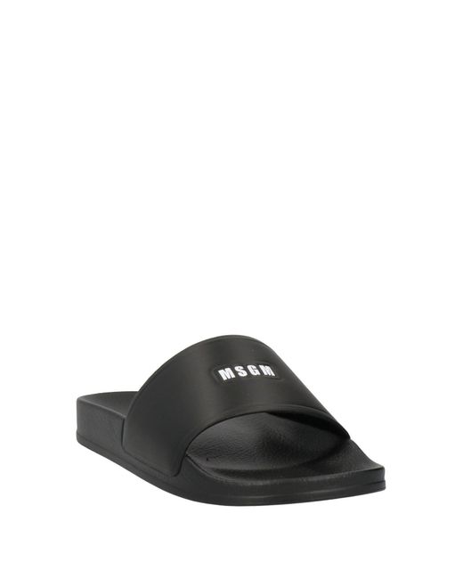 MSGM Black Sandale
