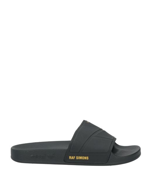 Adidas By Raf Simons Black Sandals for men