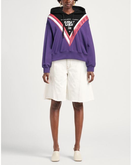 Versace Jeans Couture Purple Sweatshirt