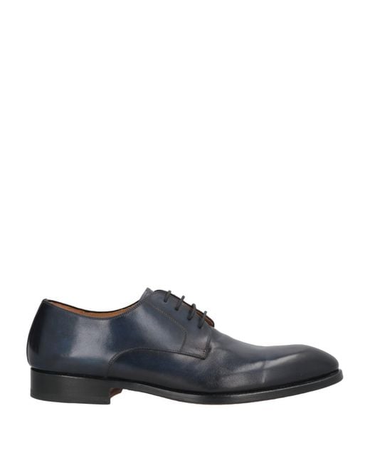 Magnanni Shoes Blue Lace-Up Shoes for men