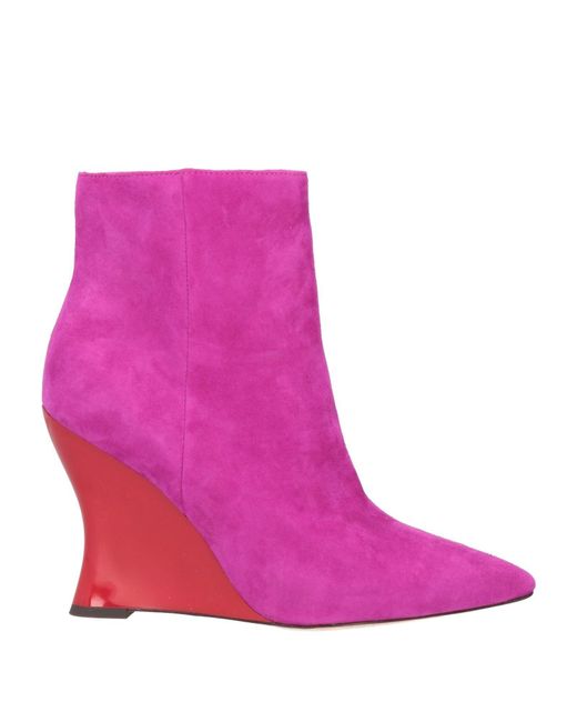 Tory Burch Pink Ankle Boots