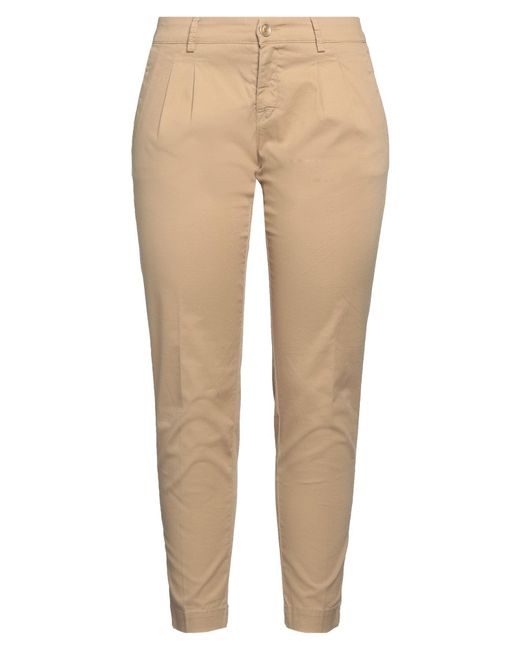 Jacob Cohen Natural Pants Cotton, Elastane