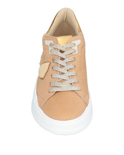 Philippe Model Natural Tres Temple Sneakers Leather