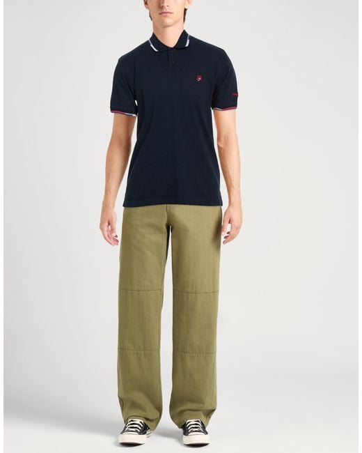 Harmont & Blaine Blue Polo Shirt Cotton for men