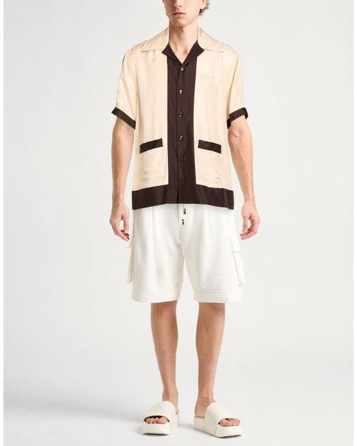 Dolce & Gabbana Natural Shirt Silk for men