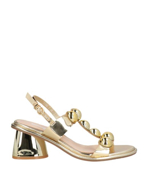 Jeannot Natural Sandals Synthetic Material