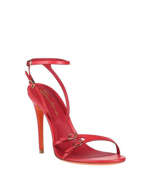 Santoni Red Sandals