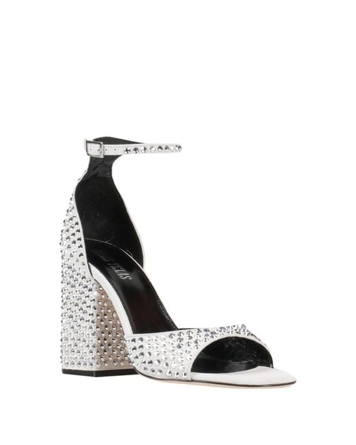 Paris Texas White Sandals Leather