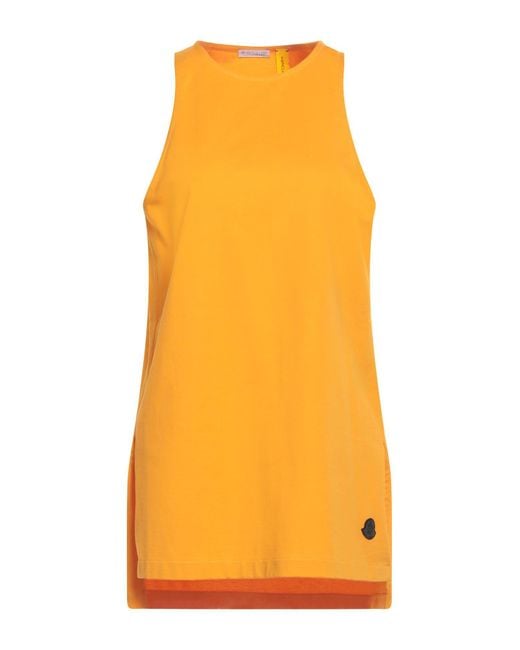 Camiseta de tirantes Moncler de color Orange