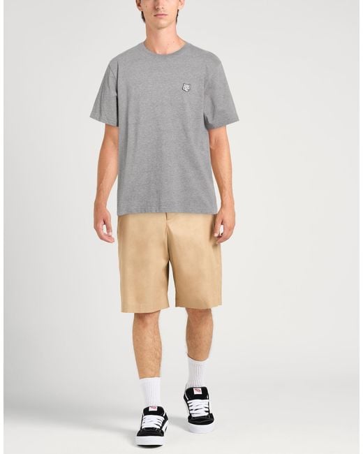 Maison Kitsuné Gray T-Shirts for men