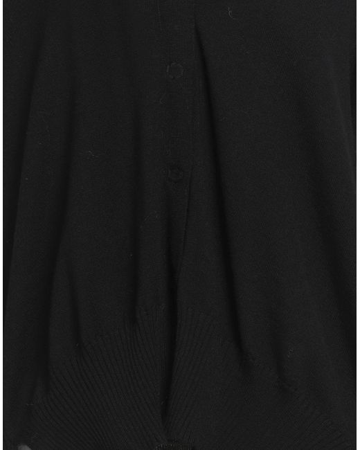 Pierantonio Gaspari Black Cardigan Virgin Wool