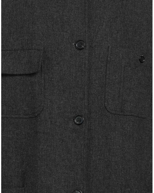 Tombolini Gray Overcoat & Trench Coat for men