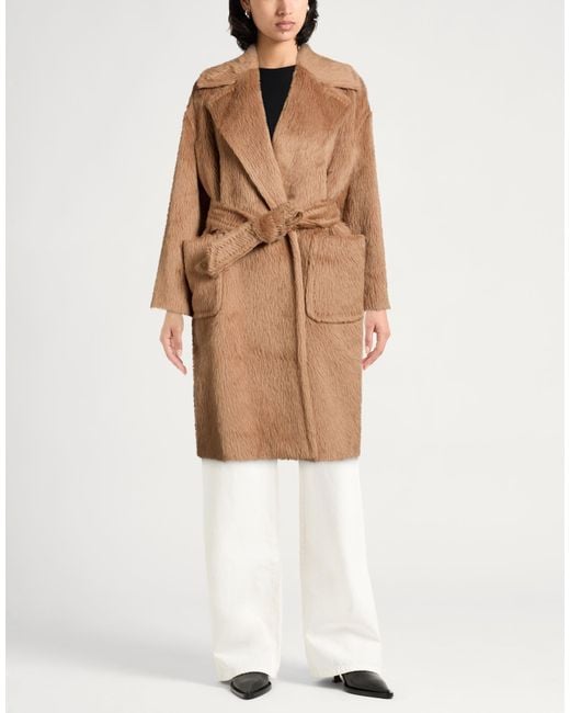 Max Mara Brown Shearling & Teddy