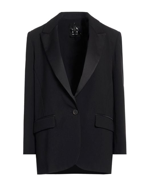 Marella Black Art.365 Blazer Polyester