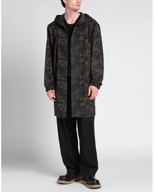 Dries Van Noten Black Overcoat & Trench Coat for men