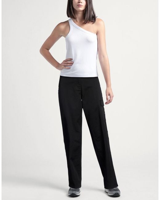Calvin Klein Black Pants Cotton, Elastane