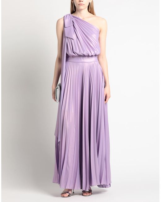 Hanita Purple Maxi-Kleid