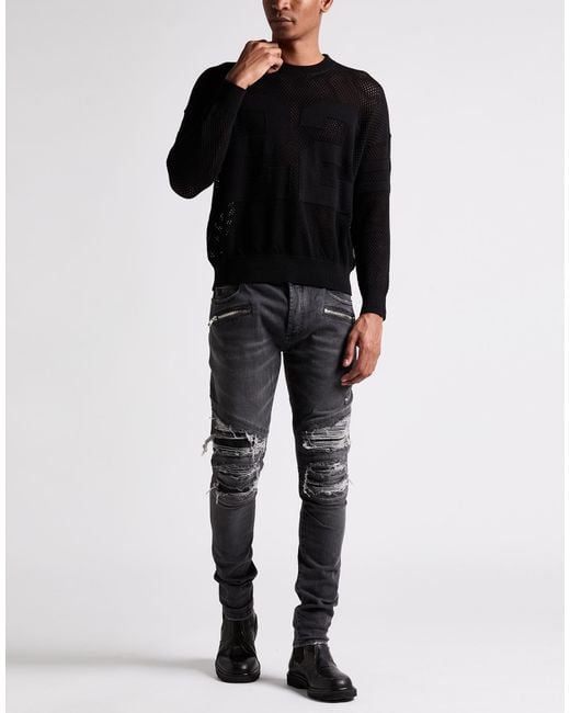 Balmain Gray Jeans for men