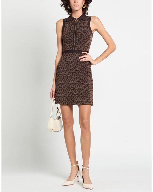 Robe Courte MICHAEL Michael Kors en coloris Brown