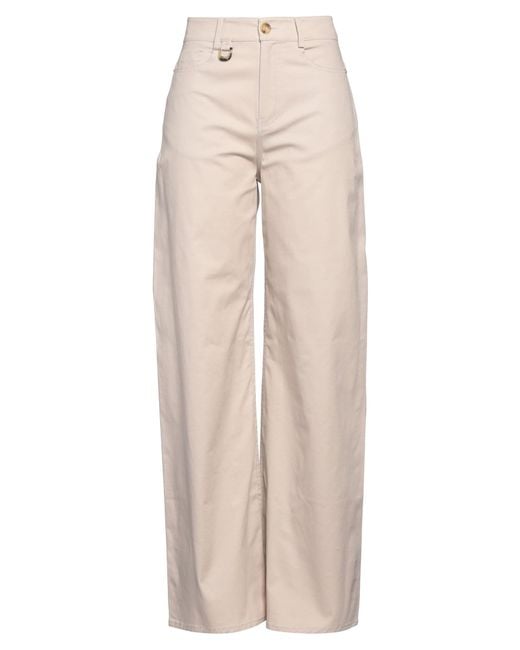 Vivetta Natural Pants Cotton, Elastane