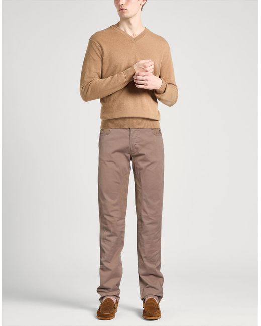 Siviglia Gray Pants Cotton, Elastane for men